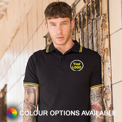 Tipped Contrast Colour Polos