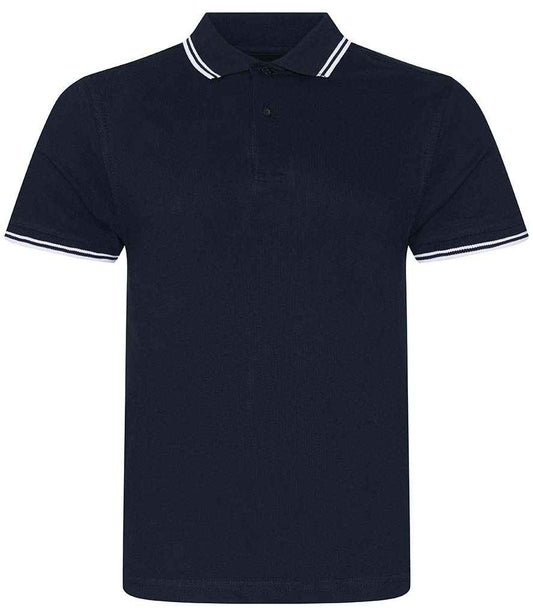 Polo Shirt Tipped Navy / White