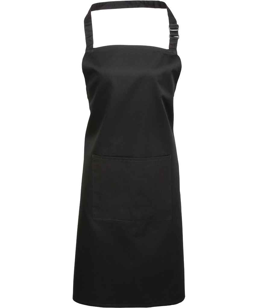 Bib Apron (WITH pocket) - Black
