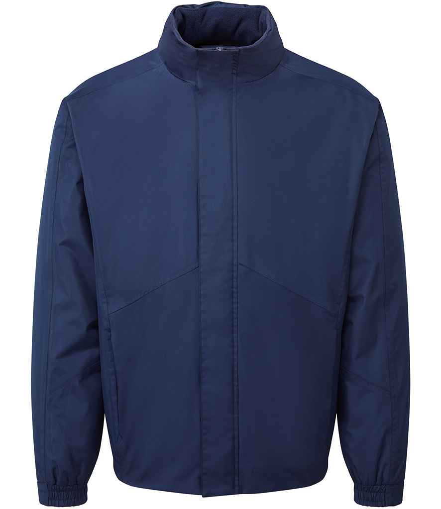 Water Proof Coat with Concealed Hood - Navy Blue