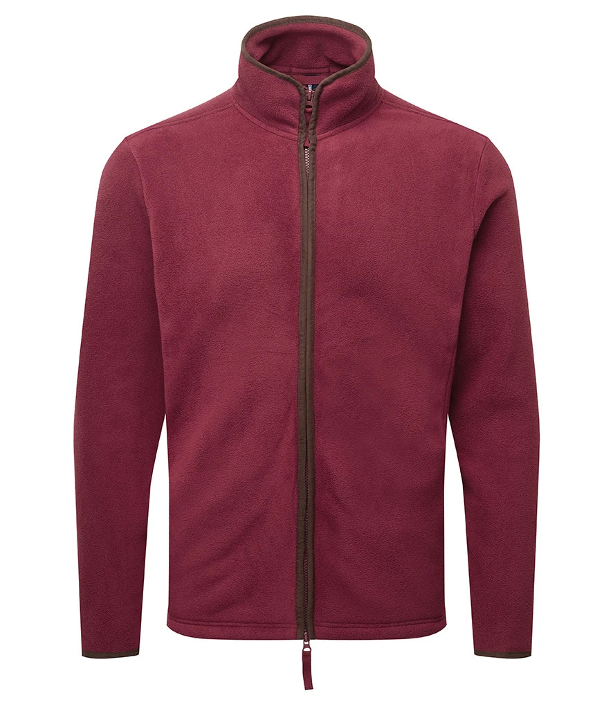 Trimmed Contrast Fleece Jacket - colour variant