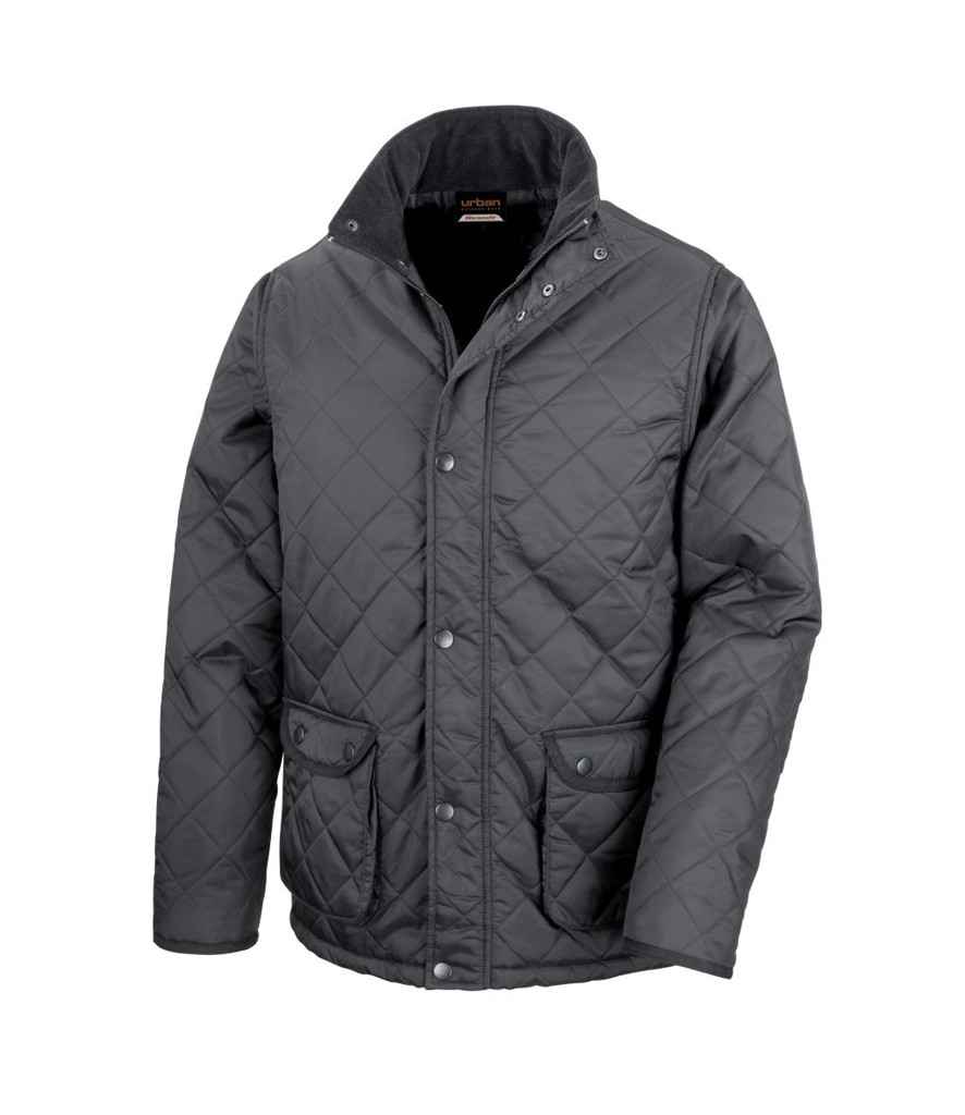 Padded Cheltenham Jacket - Black