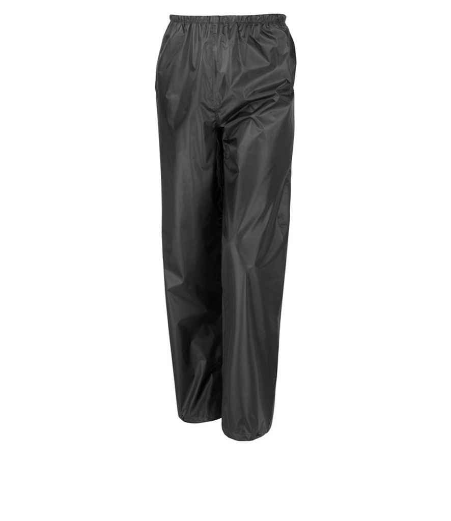 Water Proof Hooded Coat & Trousers - Black