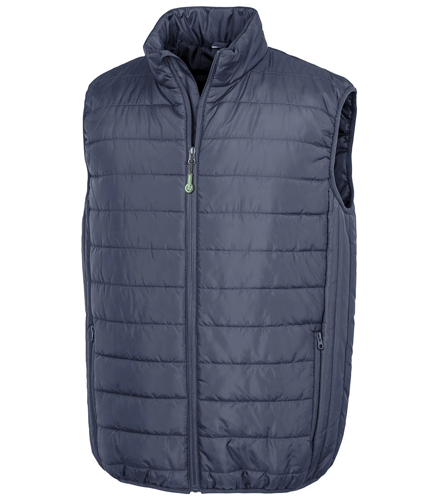 Personalised Padded Bodywarmer made with Recycled Fabrics