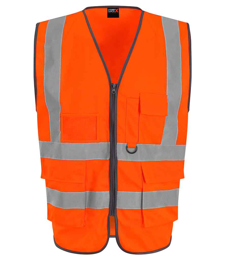 High Visibility Executive Waistcoat Vest - Yellow | Orange