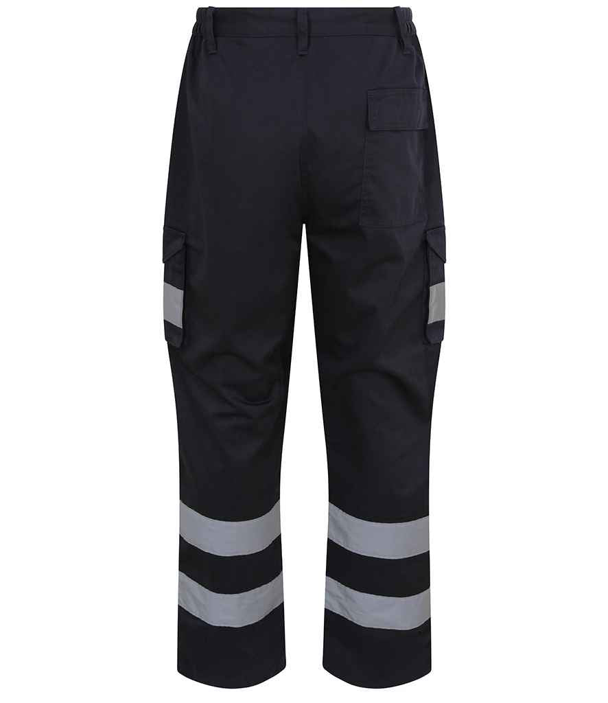 High Visibility Waterproof Cargo Trousers - Yellow | Orange | Navy