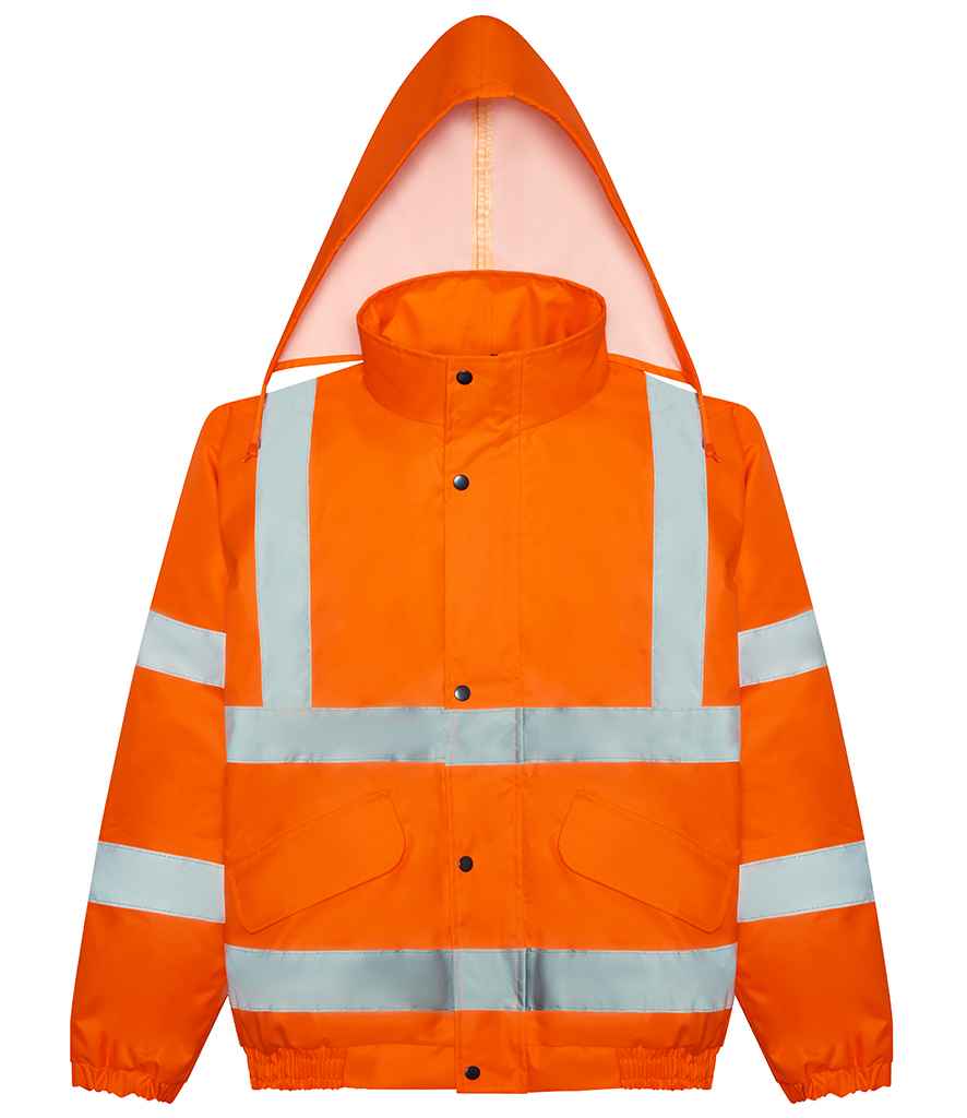 High Visibility Bomber Jacket - Yellow | Orange