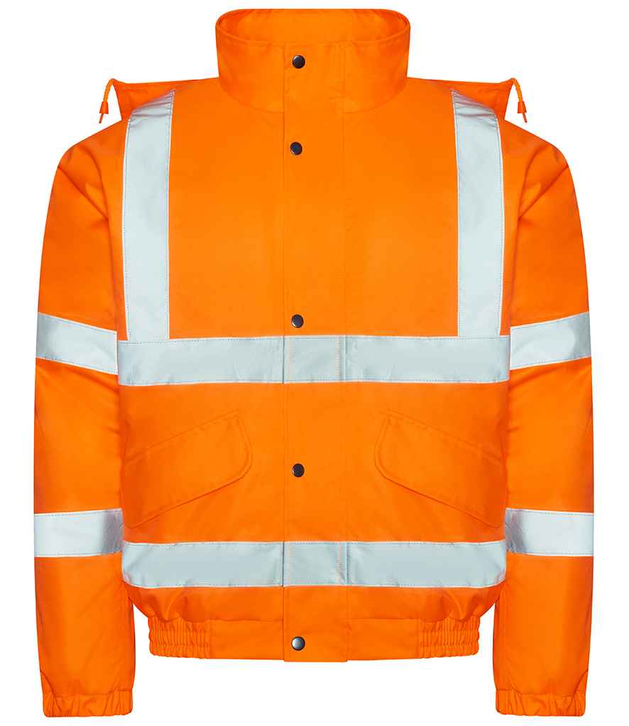 High Visibility Bomber Jacket - Yellow | Orange