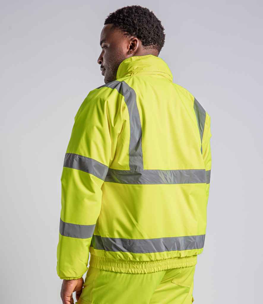 High Visibility Bomber Jacket - Yellow | Orange