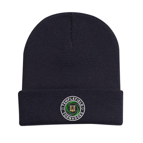 Templefield Tornadoes FC - Kids Black Beanie