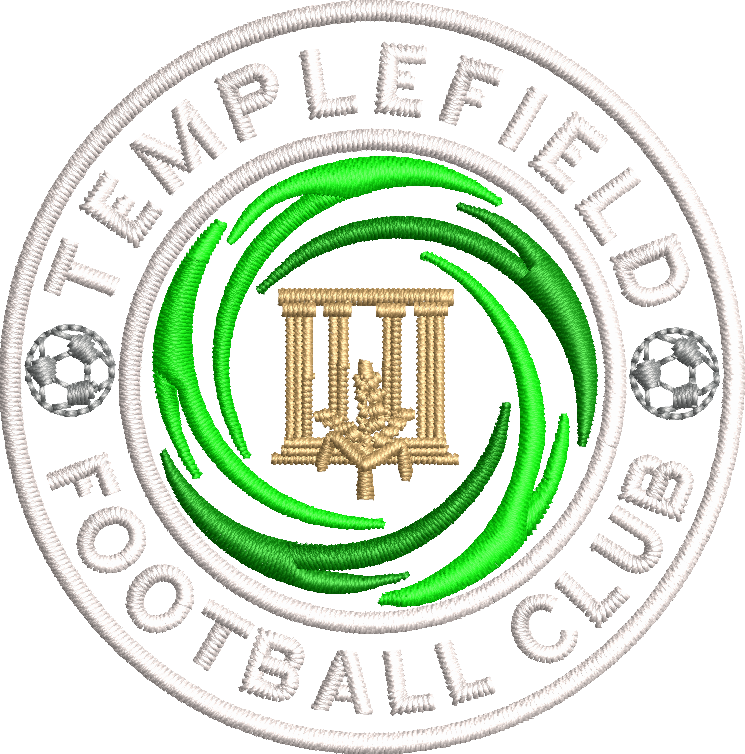 Templefield Football Club - black hooded jacket