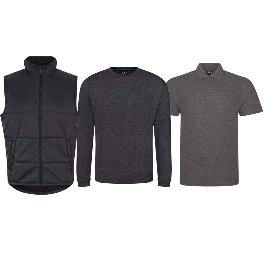 SAVER DEAL :: 3 POLOS | 3 JUMPERS | 1  BODYWARMER