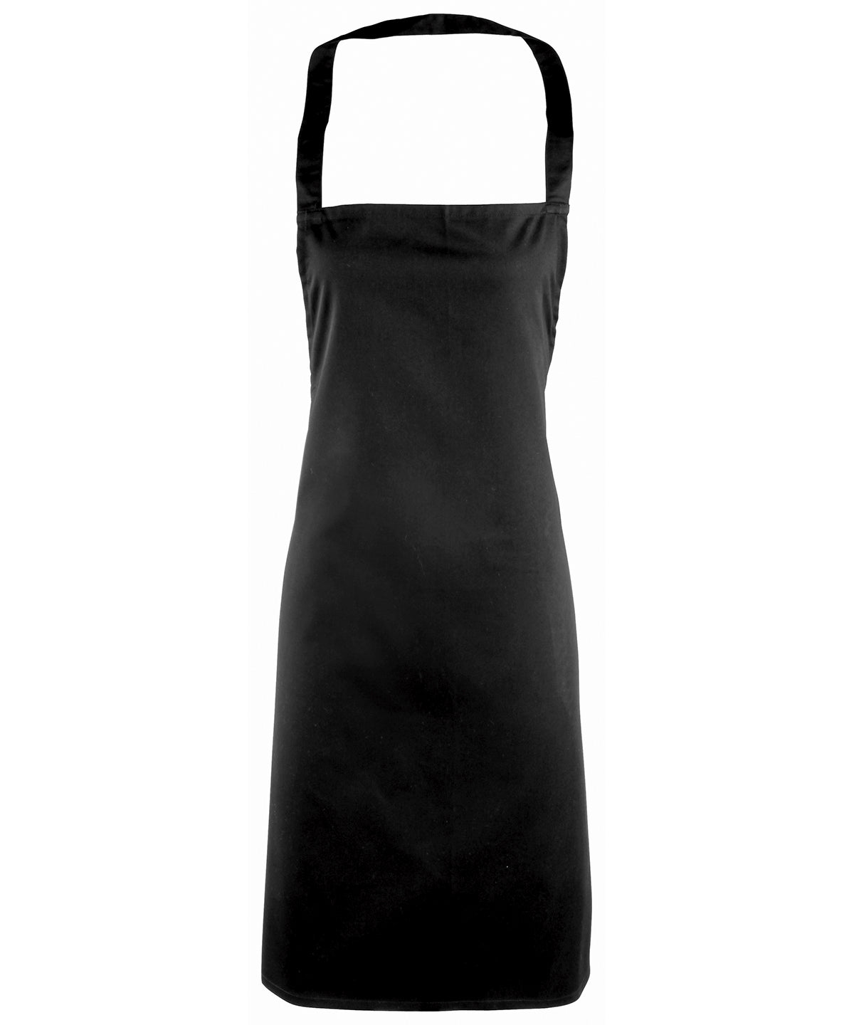 Bib Apron (no pocket) - Black