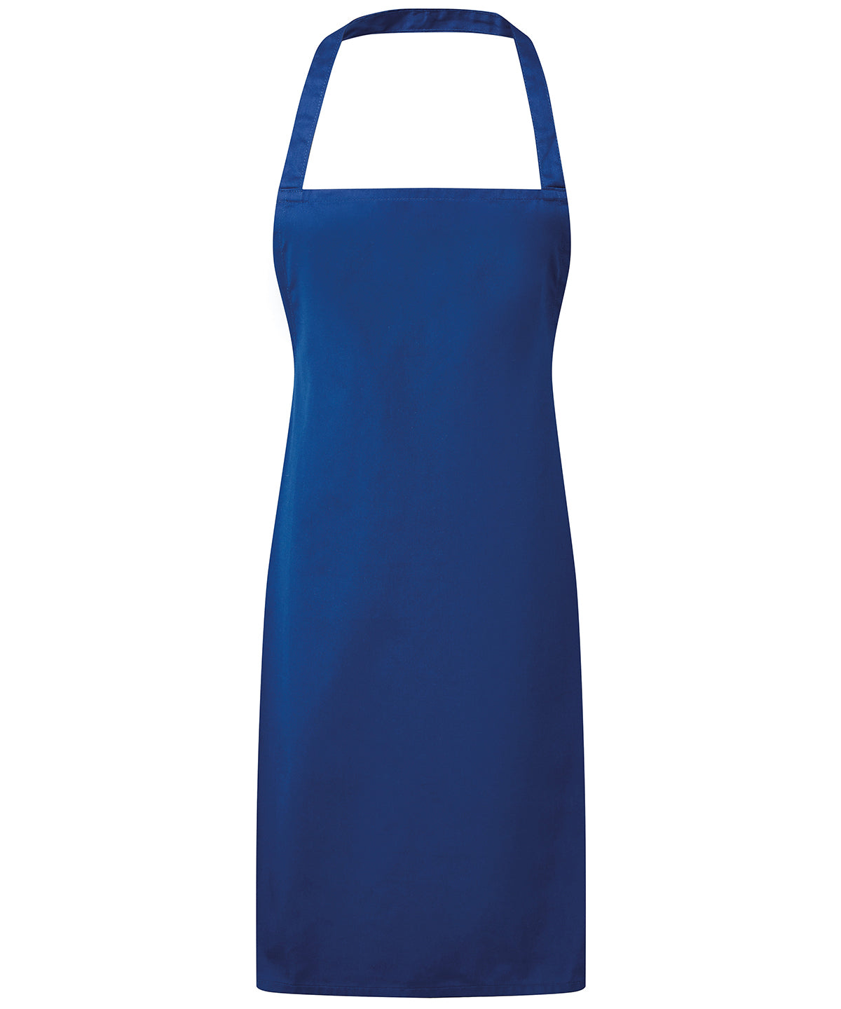 Bib Apron (no pocket) - Blue
