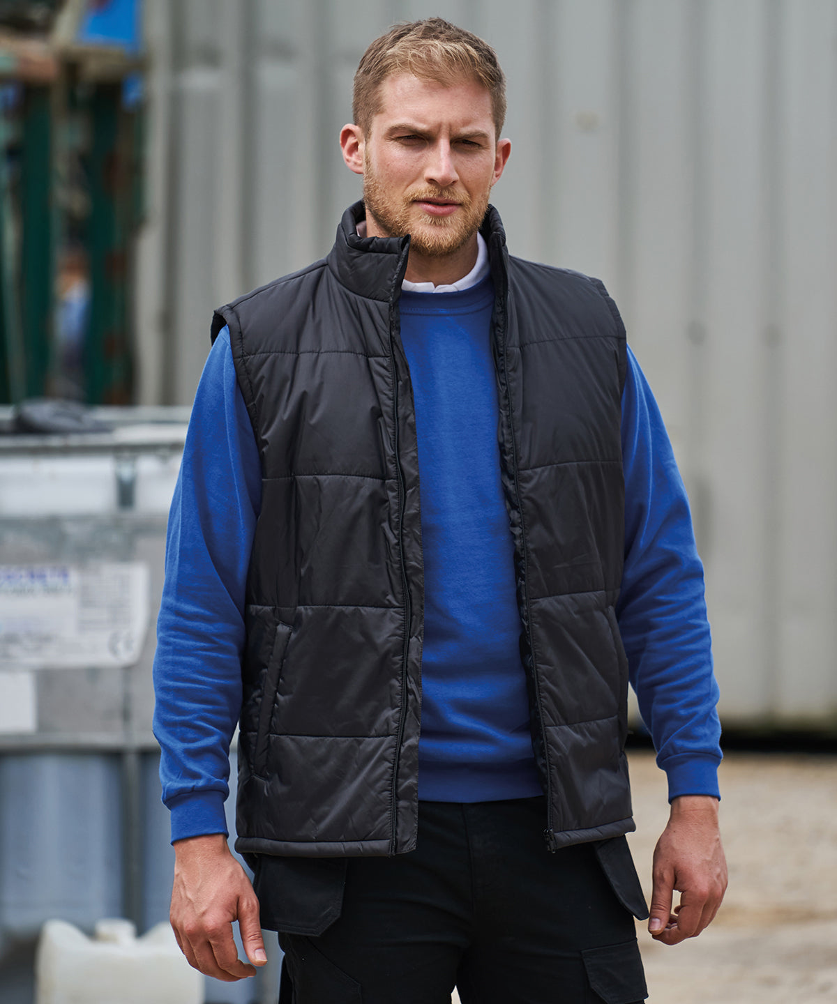 Padded Body Warmer - BLACK