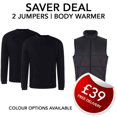 SAVER DEAL :: 2 JUMPERS | 1 BODYWARMER
