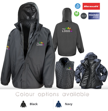 3-in-1 Waterproof Coat with removable bodywarmer