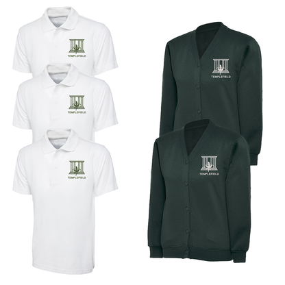 2 x Cardigans | 3 x Polo shirts Deal