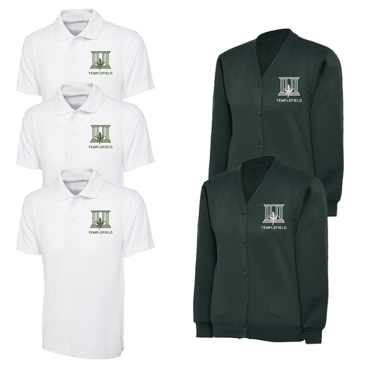 2 x Cardigans | 3 x Polo shirts Deal