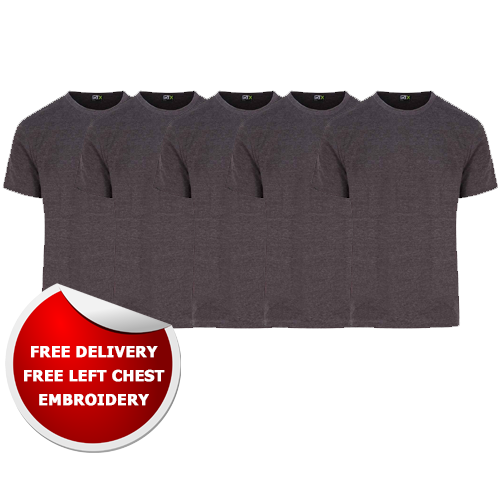 5 x T-Shirts - Colour & Size Options Available