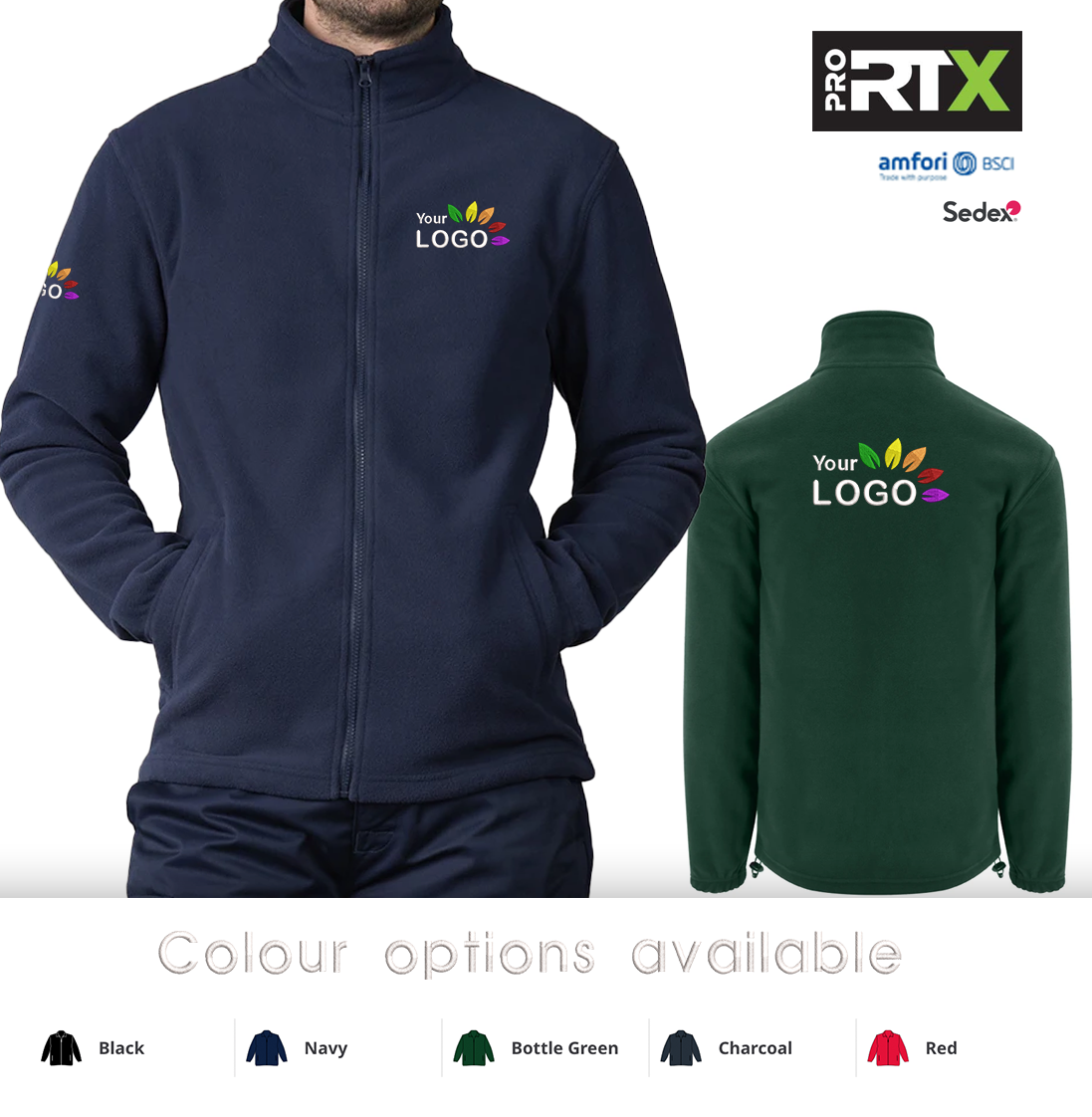 Full Fleece Jacket - colour options