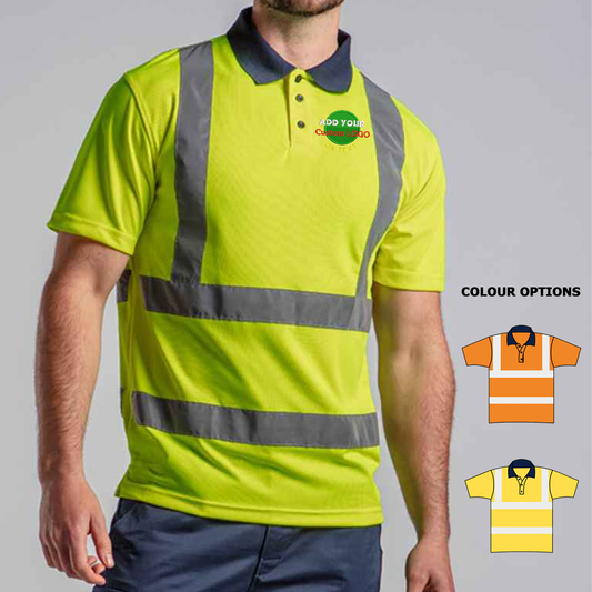 High Visibility Polo Shirt - Yellow | Orange