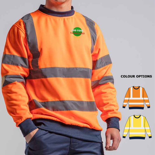 High Visibility Sweatshirt - Yellow | Orange