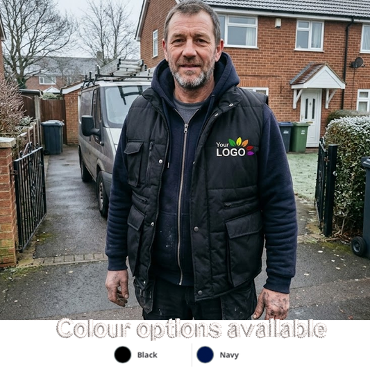 Personalised Multi-Pocket Padded BodyWarmer