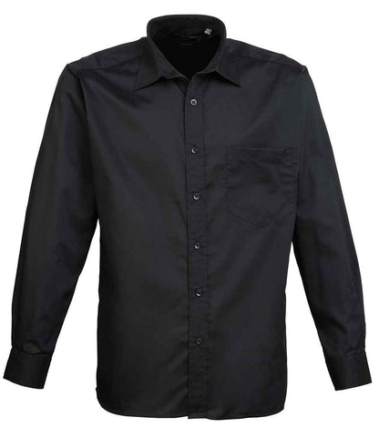Long Sleeve Poplin Shirt - Left Chest Pocket