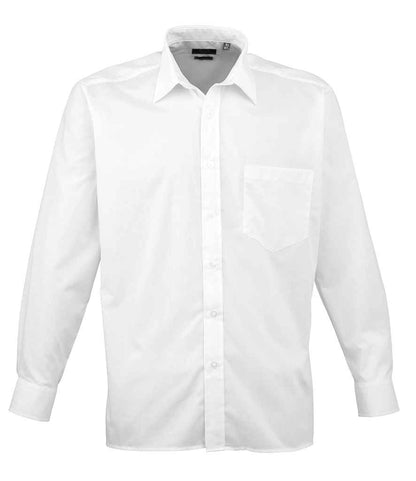 Long Sleeve Poplin Shirt - Left Chest Pocket