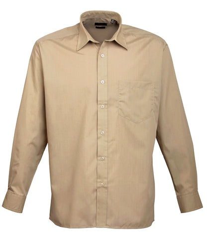 Long Sleeve Poplin Shirt - Left Chest Pocket