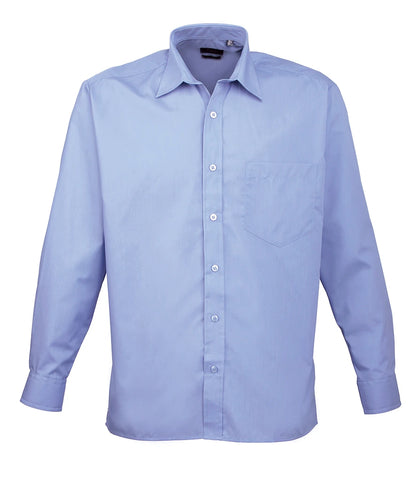 Long Sleeve Poplin Shirt - Left Chest Pocket