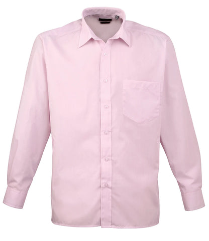 Long Sleeve Poplin Shirt - Left Chest Pocket