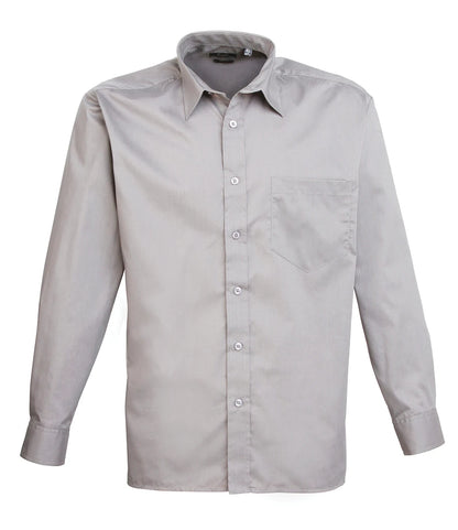 Long Sleeve Poplin Shirt - Left Chest Pocket