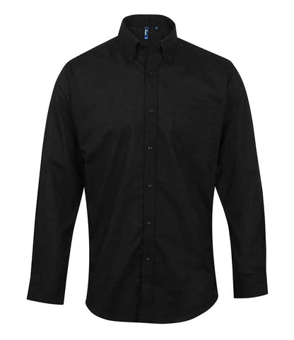 Long Sleeve Oxford Button Down Shirt - Left Chest Pocket