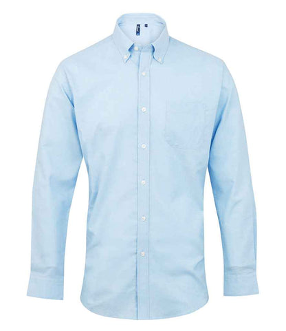 Long Sleeve Oxford Button Down Shirt - Left Chest Pocket