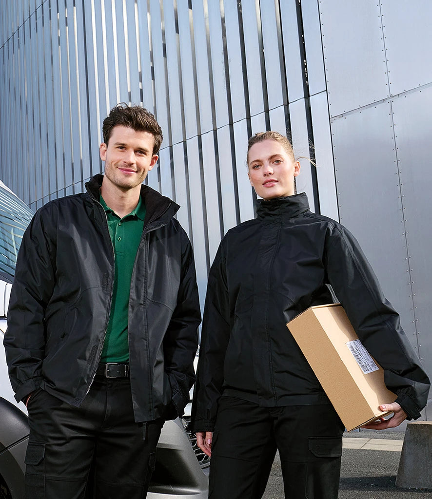 Water Proof Fleece-lined Coat with Concealed Hood