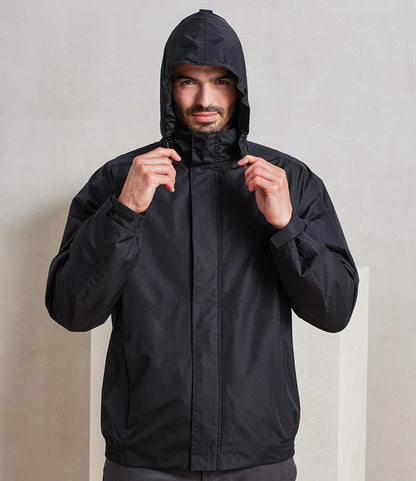 Water Proof Fleece-lined Coat with Concealed Hood