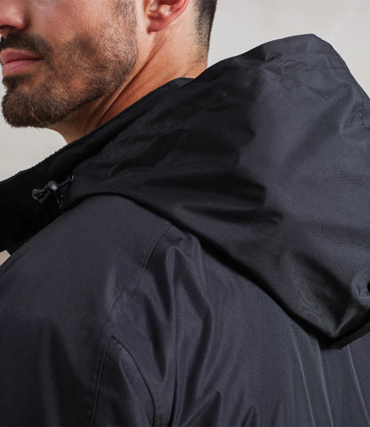 Water Proof Fleece-lined Coat with Concealed Hood