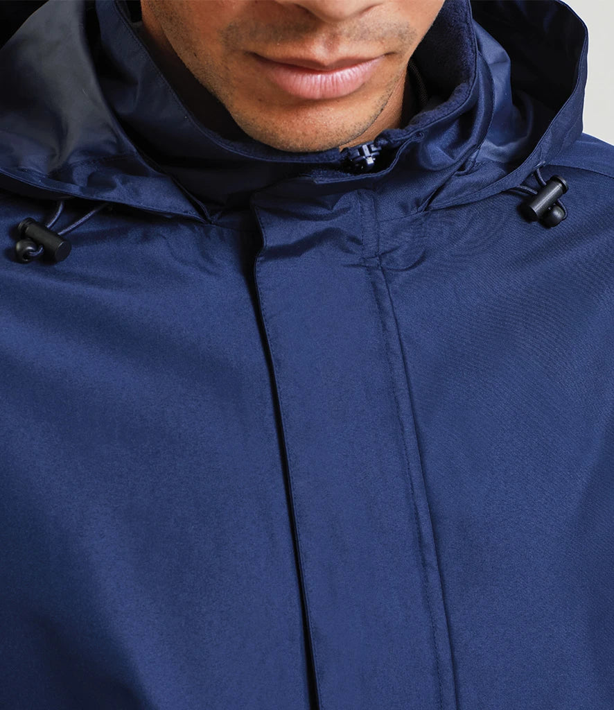 Water Proof Fleece-lined Coat with Concealed Hood