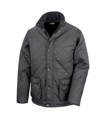 Padded Cheltenham Jacket - Black