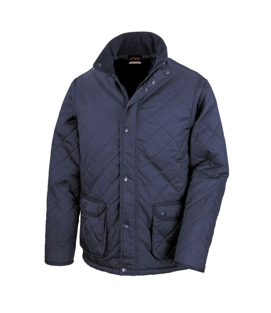 Padded Cheltenham Jacket - Black