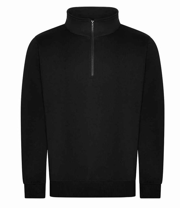 1/4 ZIP Sweatshirt - Black