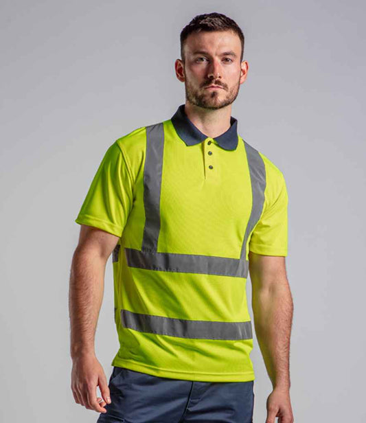 High Visibility Polo Shirt (Yellow & Orange)