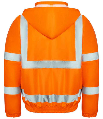 High Visibility Bomber Jacket - Yellow | Orange