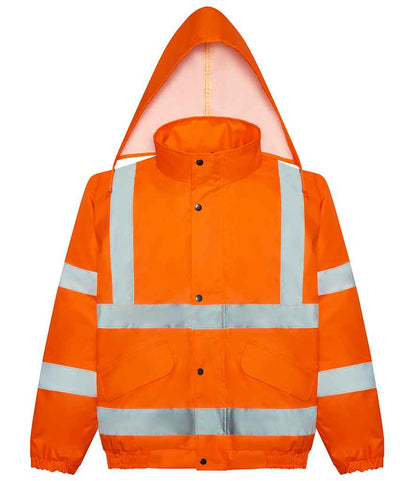 High Visibility Bomber Jacket - Yellow | Orange