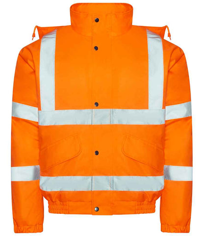 High Visibility Bomber Jacket - Yellow | Orange