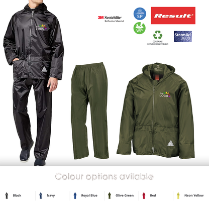 Water Proof Hooded Coat & Trousers