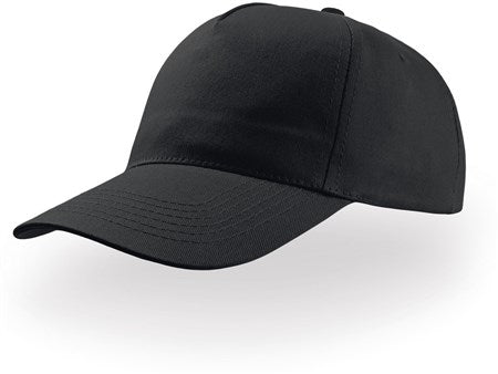 Value Black Cap - With Front Centre Embroidery