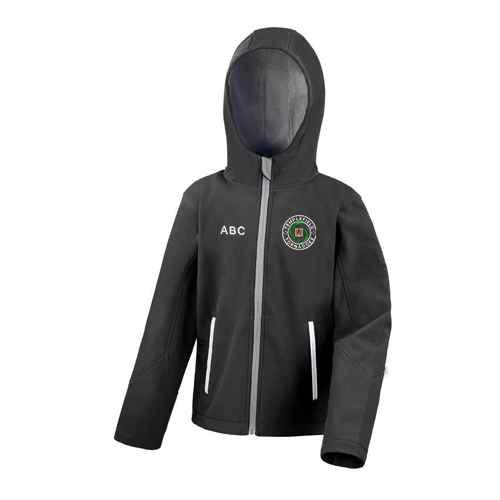 Templefield Tornadoes FC Black hooded Coat